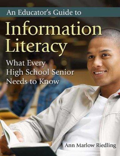 Cover for An Educator's Guide to Information Literacy