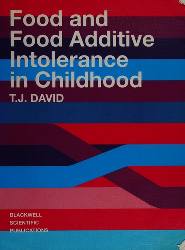 Cover for Food and food additive intolerance in childhood