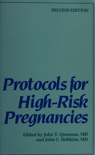 Cover for Protocols for high-risk pregnancies