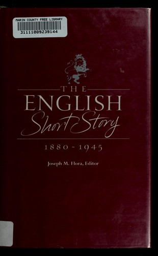 Cover for The English short story, 1880-1945