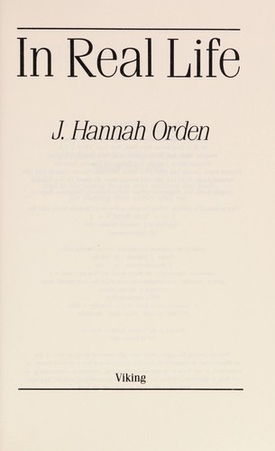 Cover for In real life