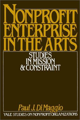 Cover for Nonprofit Enterprise in the Arts