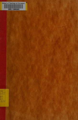 Cover for Mose und sein Werk
