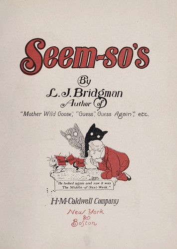 Cover for Seem-so's