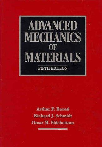 Cover for Advanced mechanics of materials