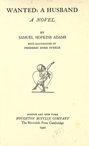 Cover for Wanted: a husband