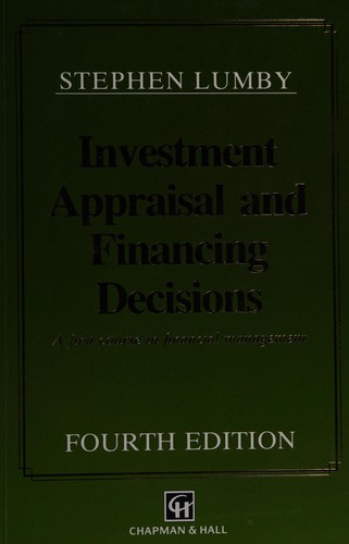 Cover for Investment appraisal and financing decisions