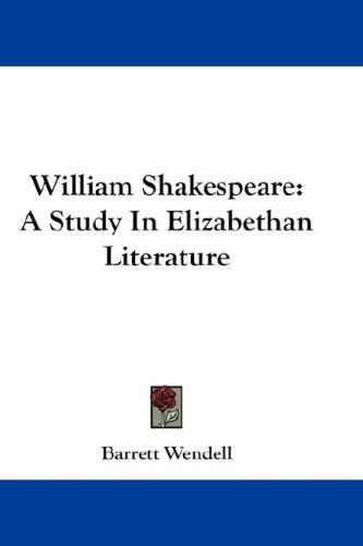 Cover for William Shakespeare