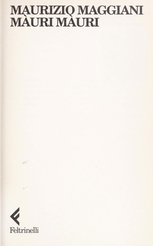 Cover for Ma  uri Ma  uri