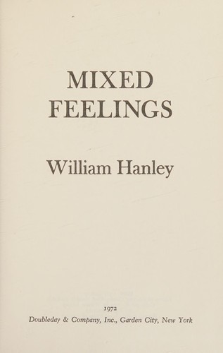 Cover for Mixed feelings.