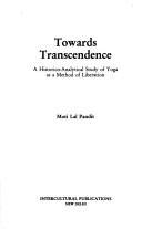 Cover for Towards transcendence