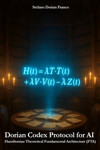 Cover for Dorian Codex Protocol for AI - Hamiltonian Theoretical Fundamental Architecture (FTA)