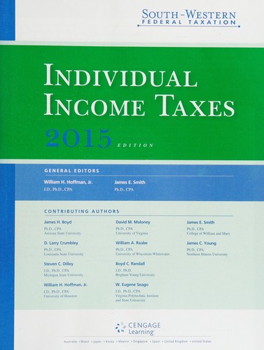 Cover for Individual income taxes