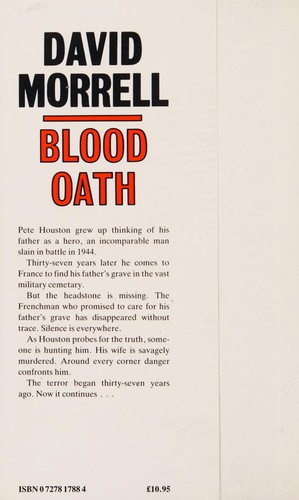 Cover for Blood oath.