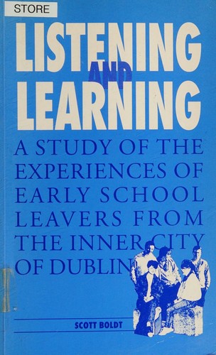 Cover for Listening and learning