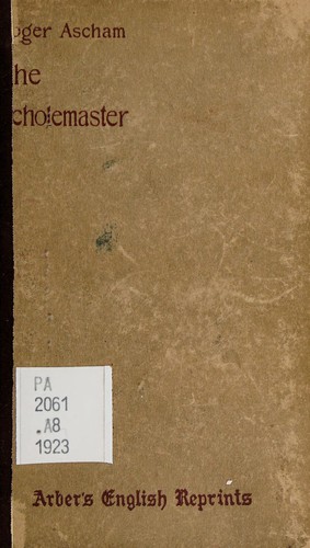 Cover for The scholemaster