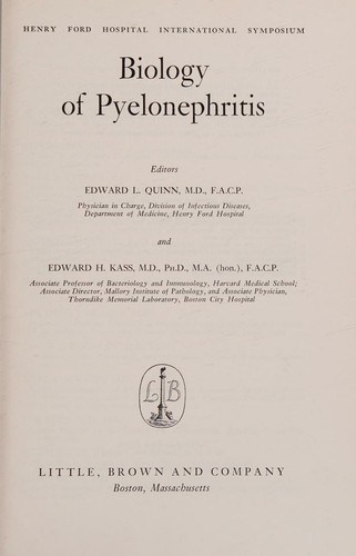 Cover for Biology of pyelonephritis.