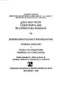 Cover for Cele mai vechi cărți populare în literatura română