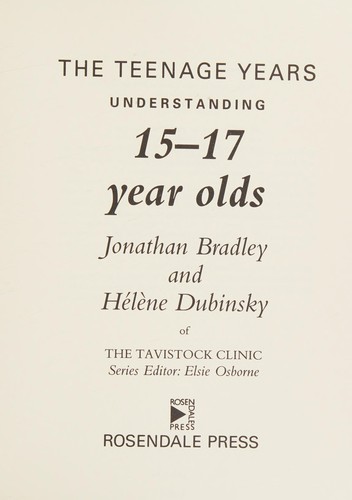 Cover for The Teenage Years (Understanding Your Child)