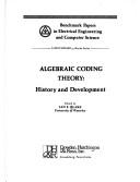 Cover for Algebraic coding theory: history and development