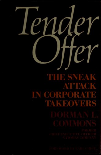 Cover for Tender offer