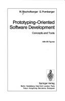 Cover for Prototyping-oriented software development