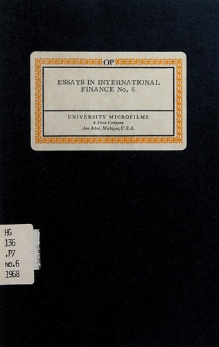 Cover for The British balance-of-payments problem