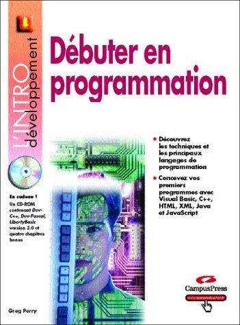 Cover for Débuter en programmation