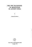 Cover for The two traditions of meditation in ancient India