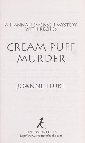 Cover for Cream puff murder