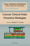 Cover for Cancer clinical trials