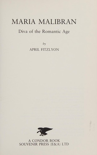 Cover for Maria Malibran