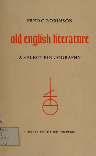 Cover for Old English literature