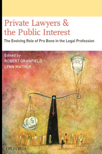 Cover for Private lawyers and the public interest