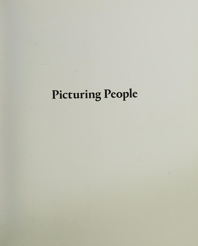 Cover for Picturing people