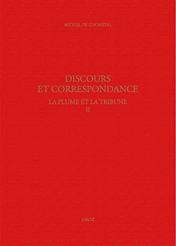 Cover for Discours et correspondance