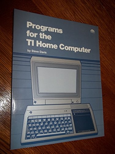 Cover for Programs for the TI home computer