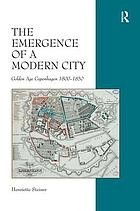 Cover for Emergence of a Modern City