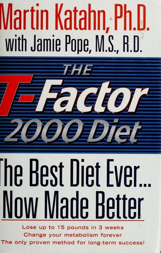 Cover for The T-factor 2000 diet