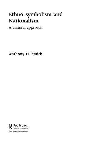 Cover for Ethno-symbolism and nationalism