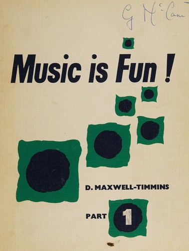 Cover for Music is fun!