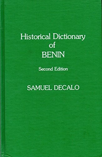 Cover for Historical dictionary of Benin