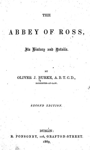 Cover for The Abbey of Ross