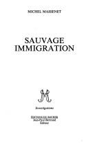 Cover for Sauvage immigration