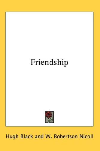 Cover for Friendship