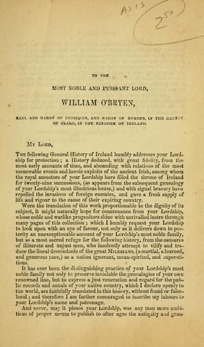 Cover for General history of Ireland.