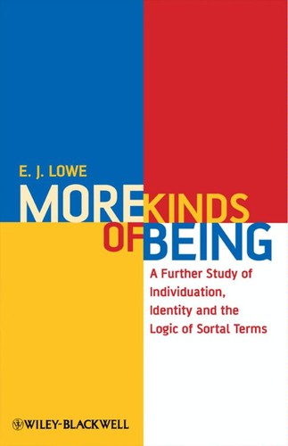 Cover for More kinds of being