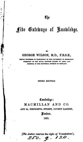 Cover for The five gateways of knowledge