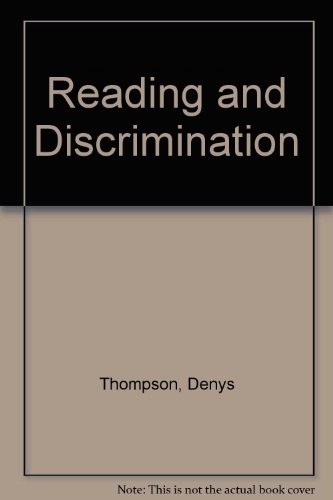Cover for Reading and discrimination