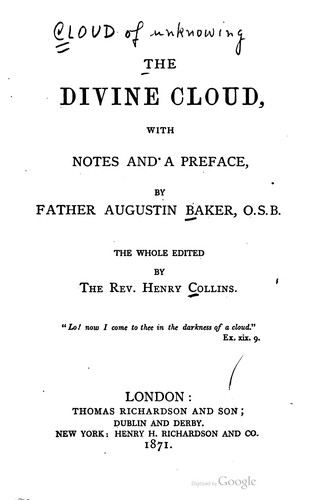 Cover for The Divine Cloud